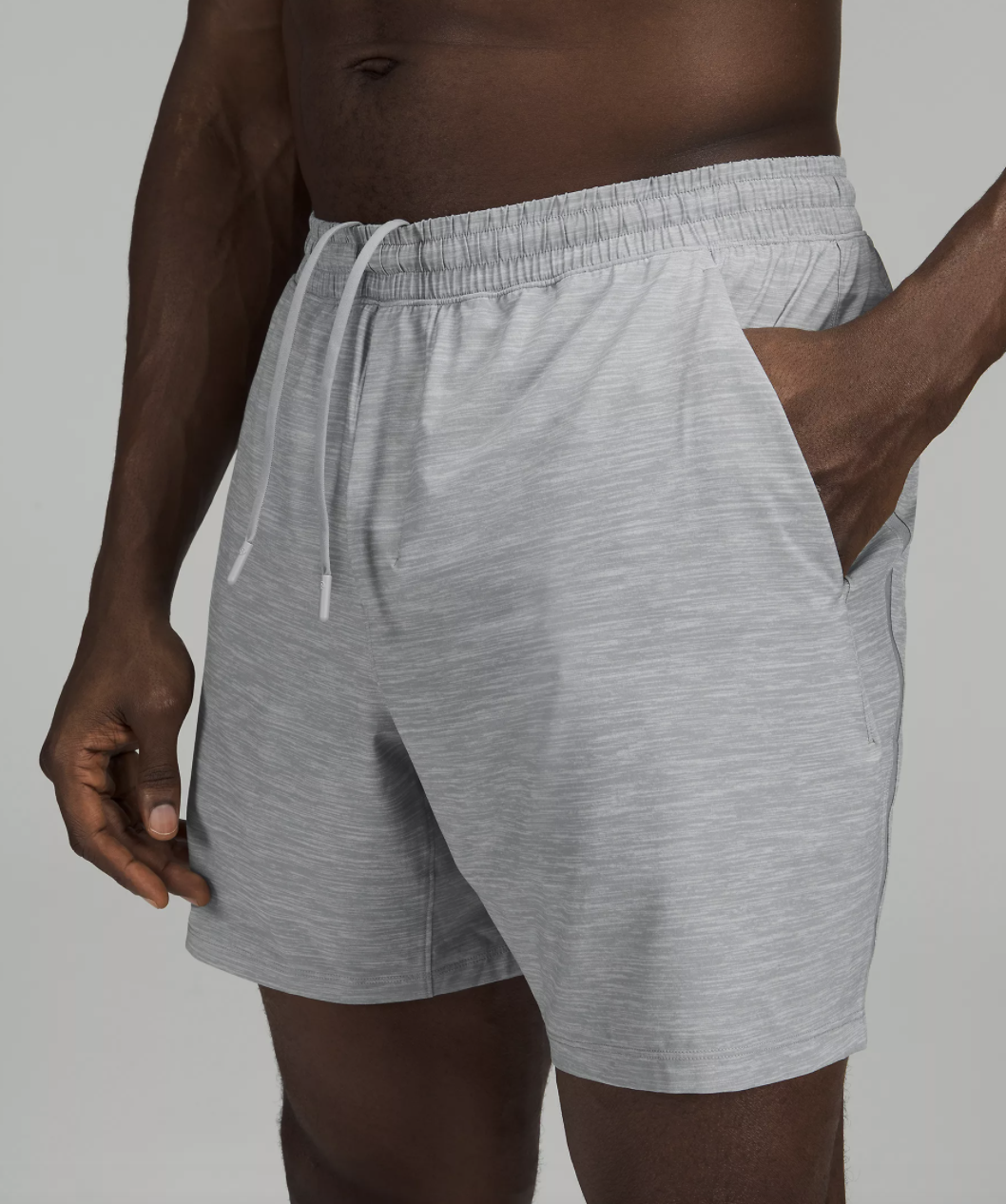 a close up of the unlined running shorts