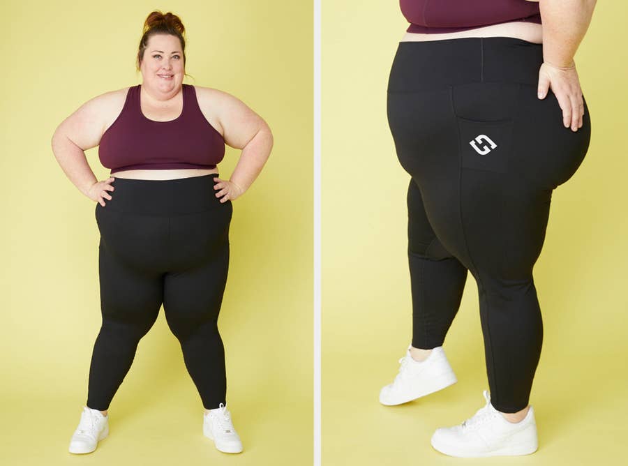 What I wore last week, curvy midsize workout daily outfits! Save this post  for my favorite workout leggings that don't roll down and ar