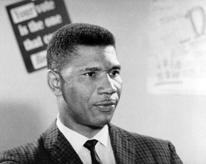 Medgar Evers being interviewed for CBS Reports