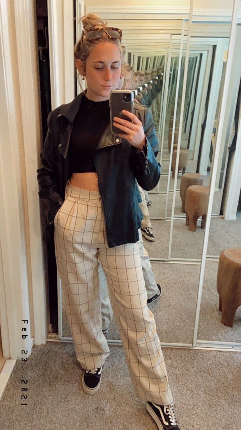 Plaid on sale pants aesthetic