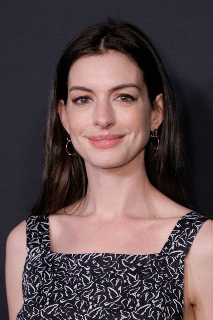 Anne Hathaway on a red carpet