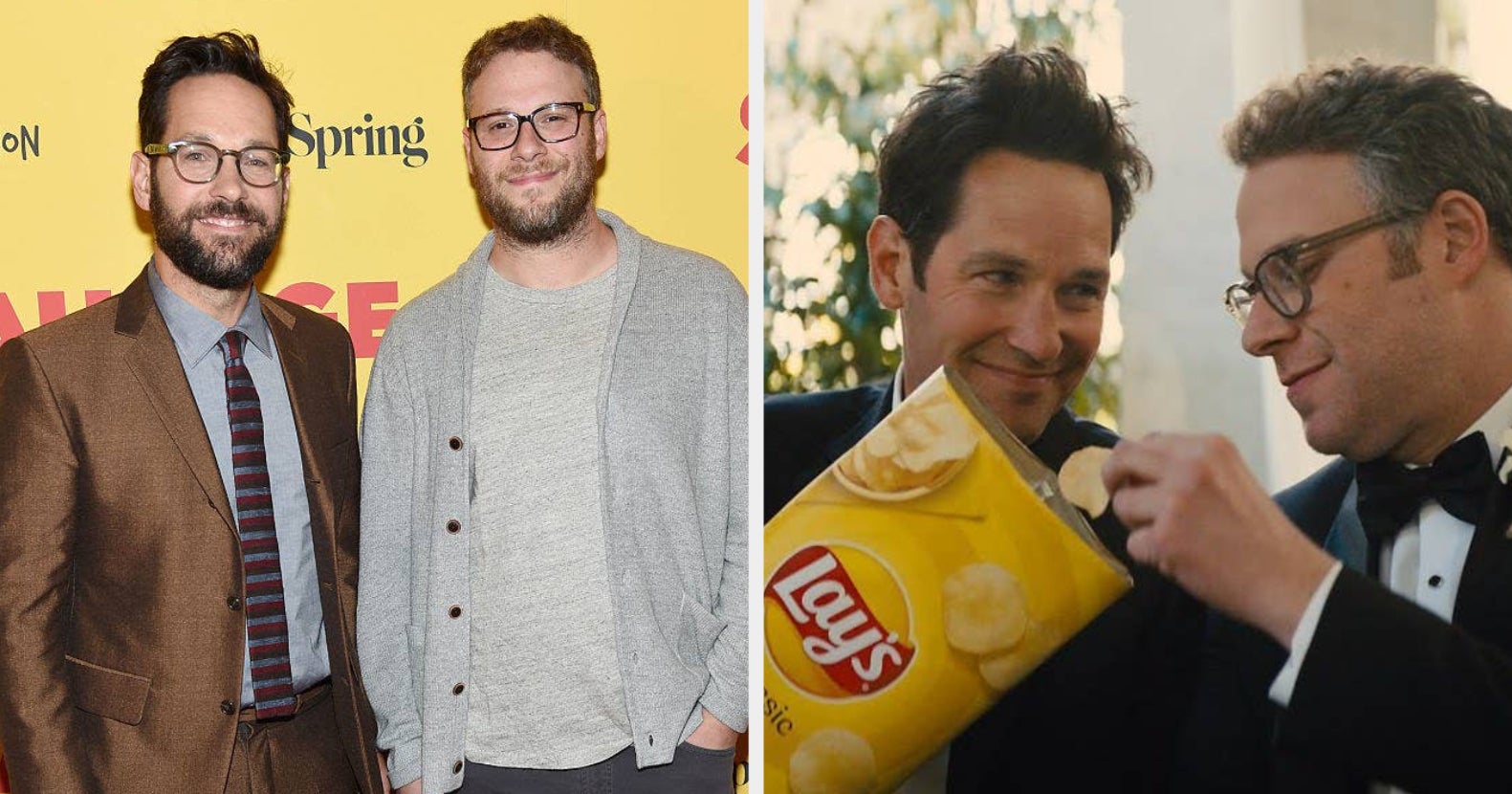 Paul Rudd And Seth Rogen's Truly Bizarre Lay's Super Bowl Commercial Is A Sight To Behold