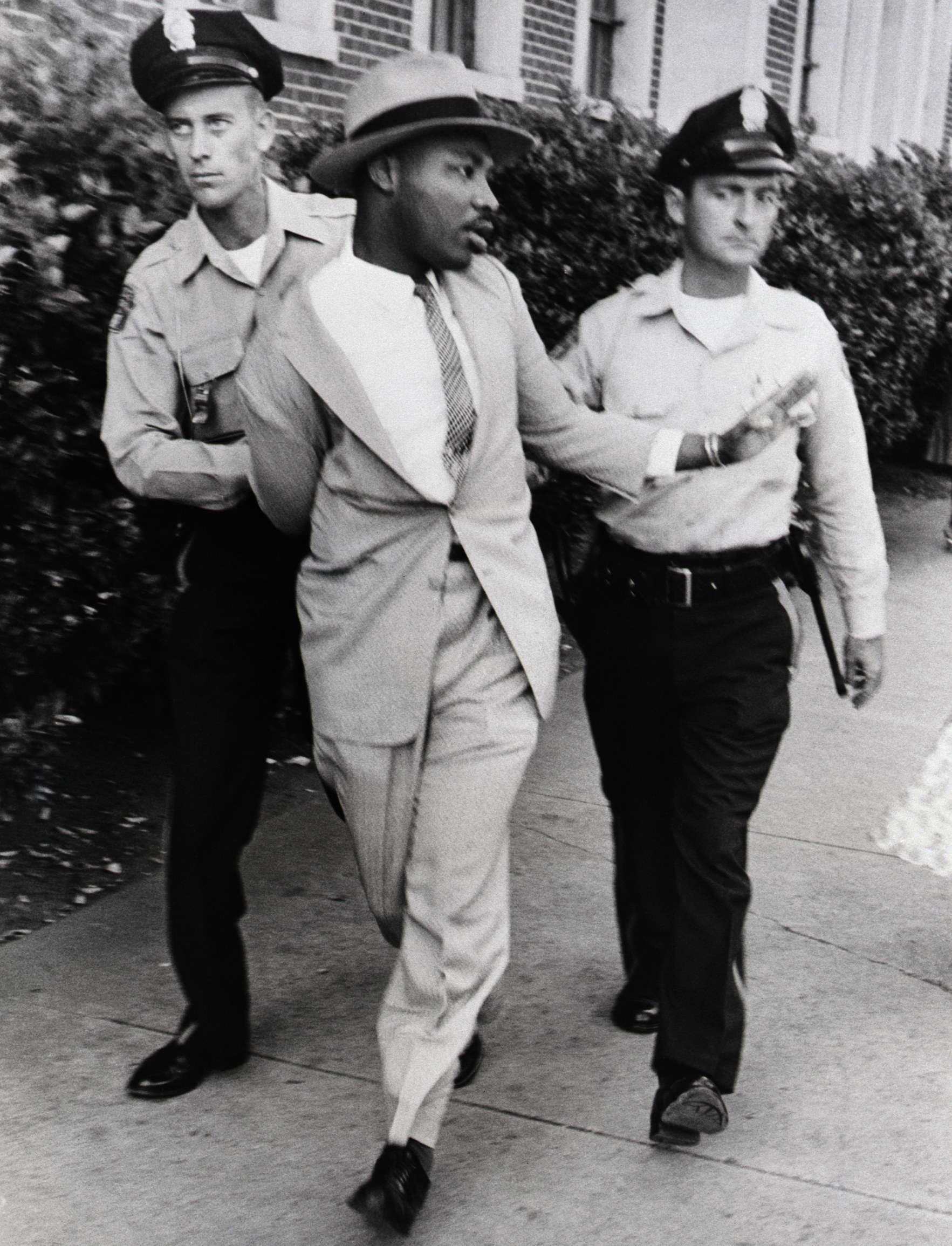 Dr King getting arrested