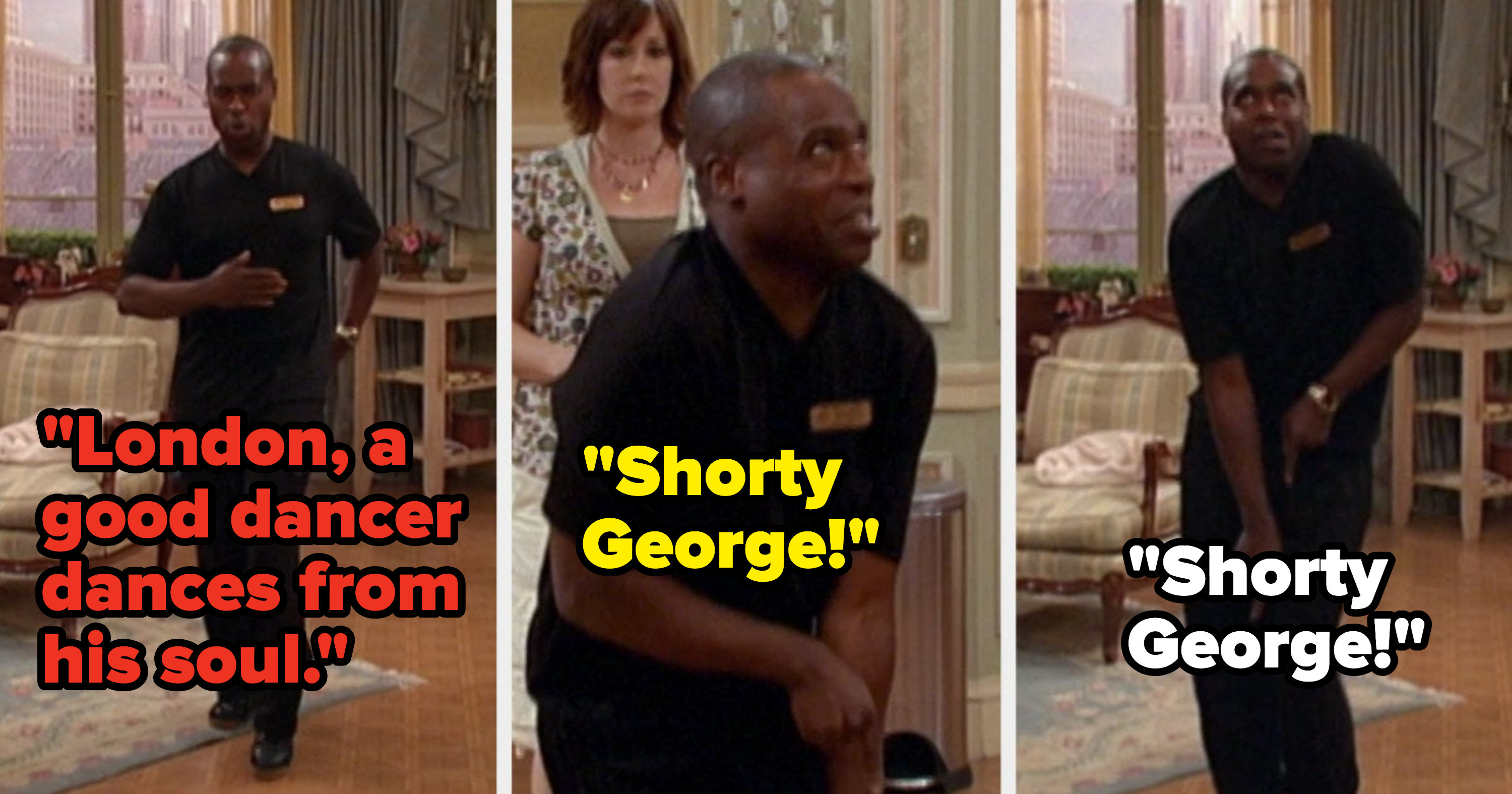 Mr. Moseby teaches London how to dance by demonstrating the Shorty George