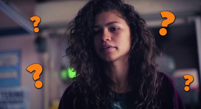 Rue from &quot;Euphoria&quot; looking confused