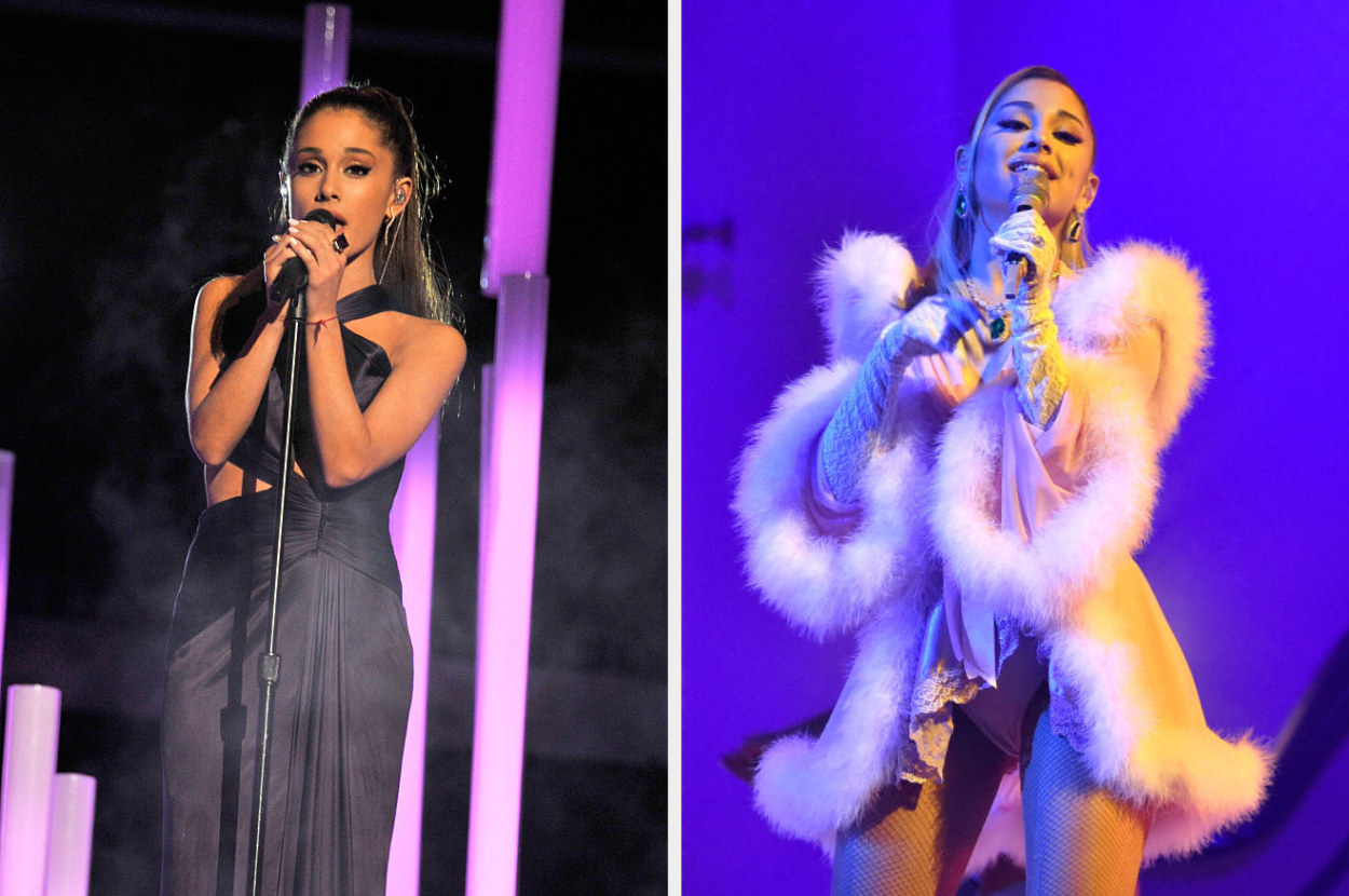 the two Ariana&#x27;s side by side