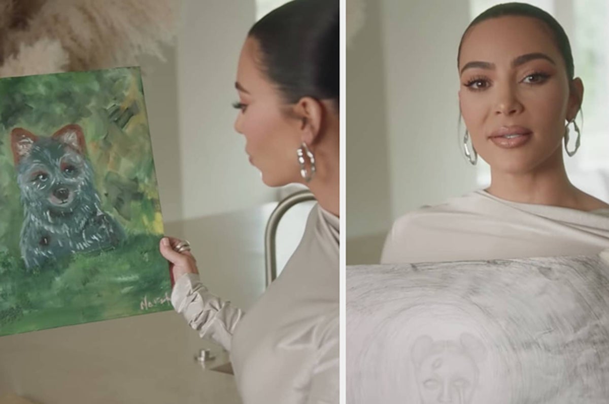 Kim Kardashian Uses North West's Art To Monitor How She's Feeling