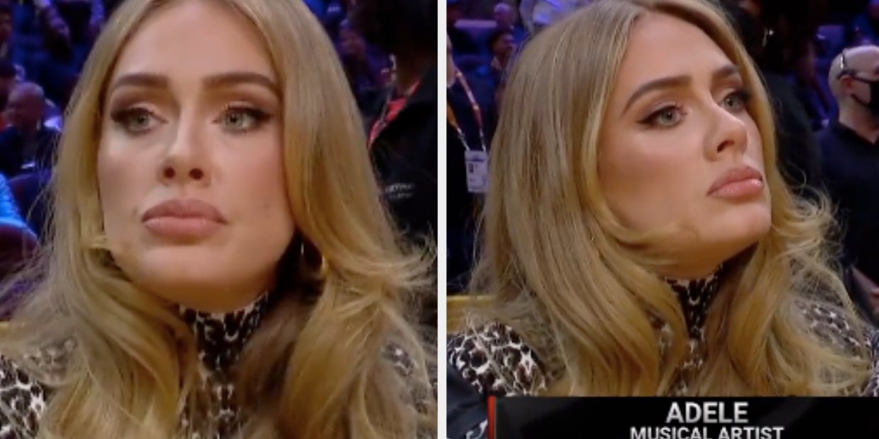 Adele’s Reaction At A Basketball Game Became A Meme That Is
So Stupid, But Also So Funny