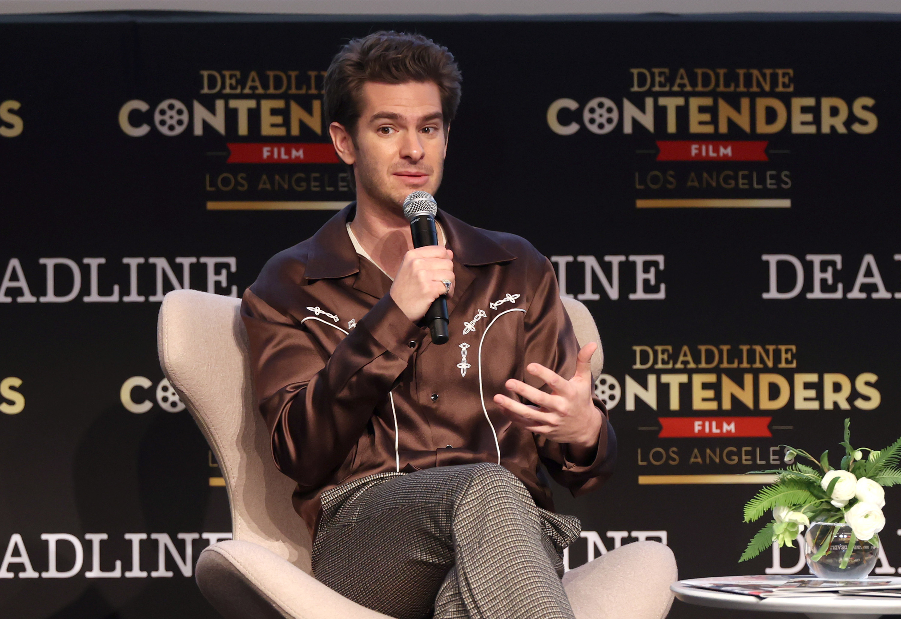 Andrew Garfield recited Tobey Maguire's lines while stoned