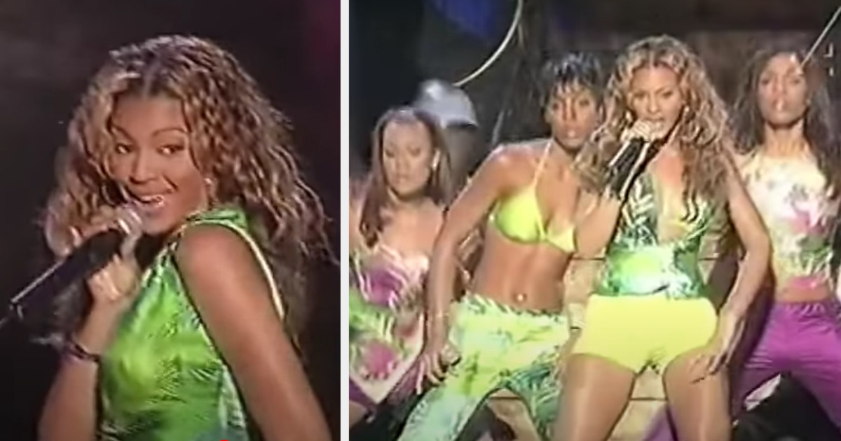 Destiny&#x27;s Child sings &quot;Say My Name&quot; on stage in Hawaii