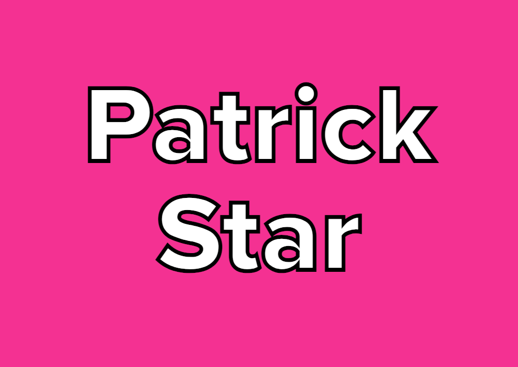 keep calm and love patrick star