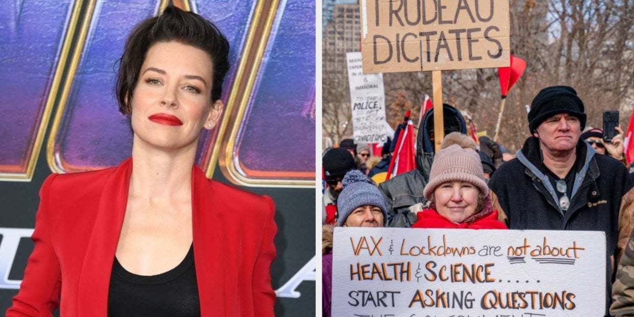 Nearly A Month After Fellow Marvel Stars Called Her Out For
Attending An Anti-Vax Protest, Evangeline Lilly Asked Justin
Trudeau To Meet With Anti-Vax Protesters In Ottawa