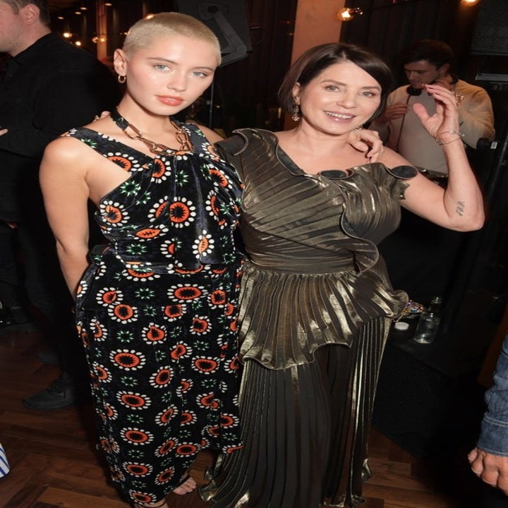 Iris and Sadie at a red carpet event