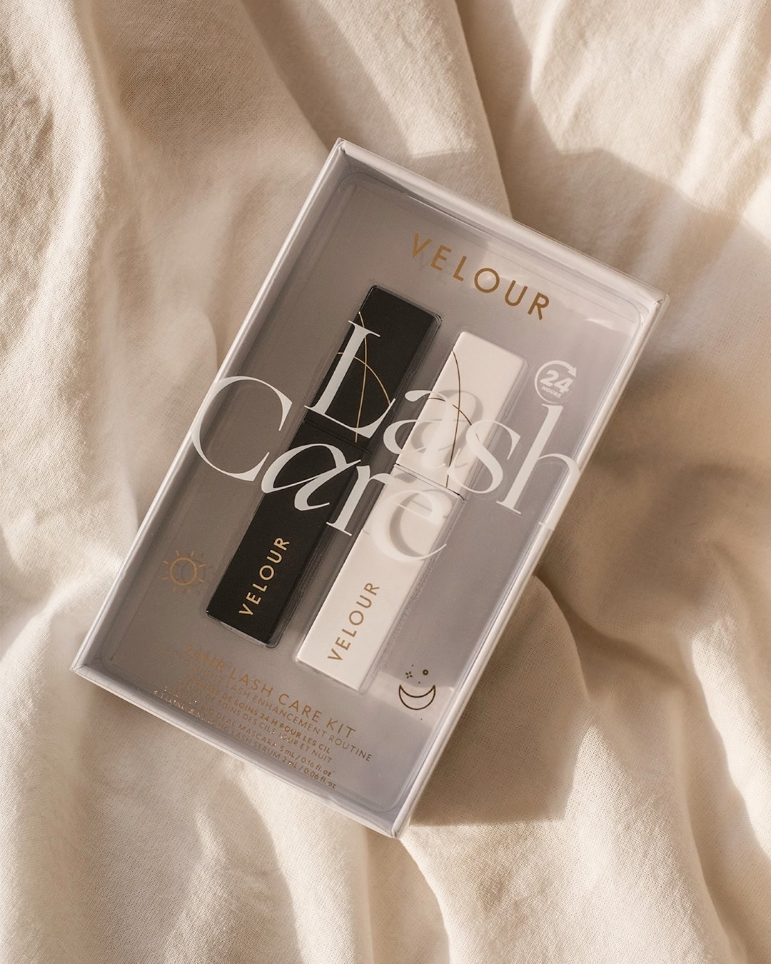 a boxed set of lash conditioning mascara and serum