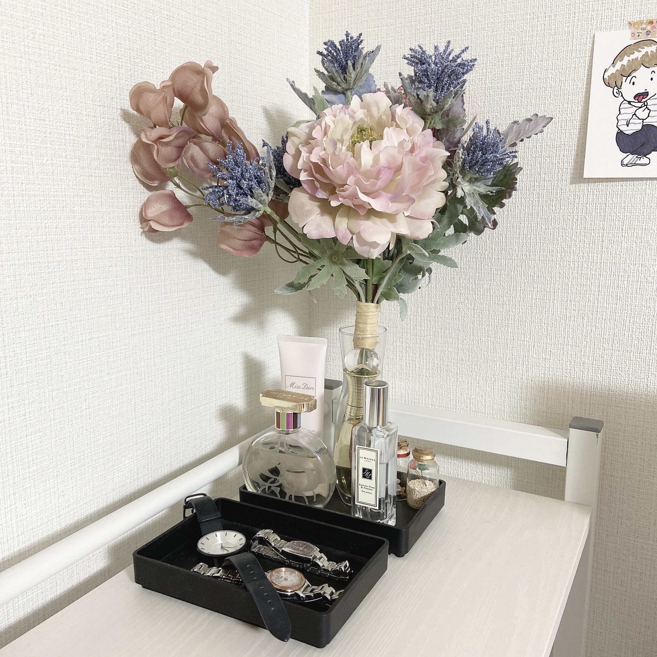 部屋がホテルみたい フランフランの でっかい花束 思わず目を奪われる美しさです