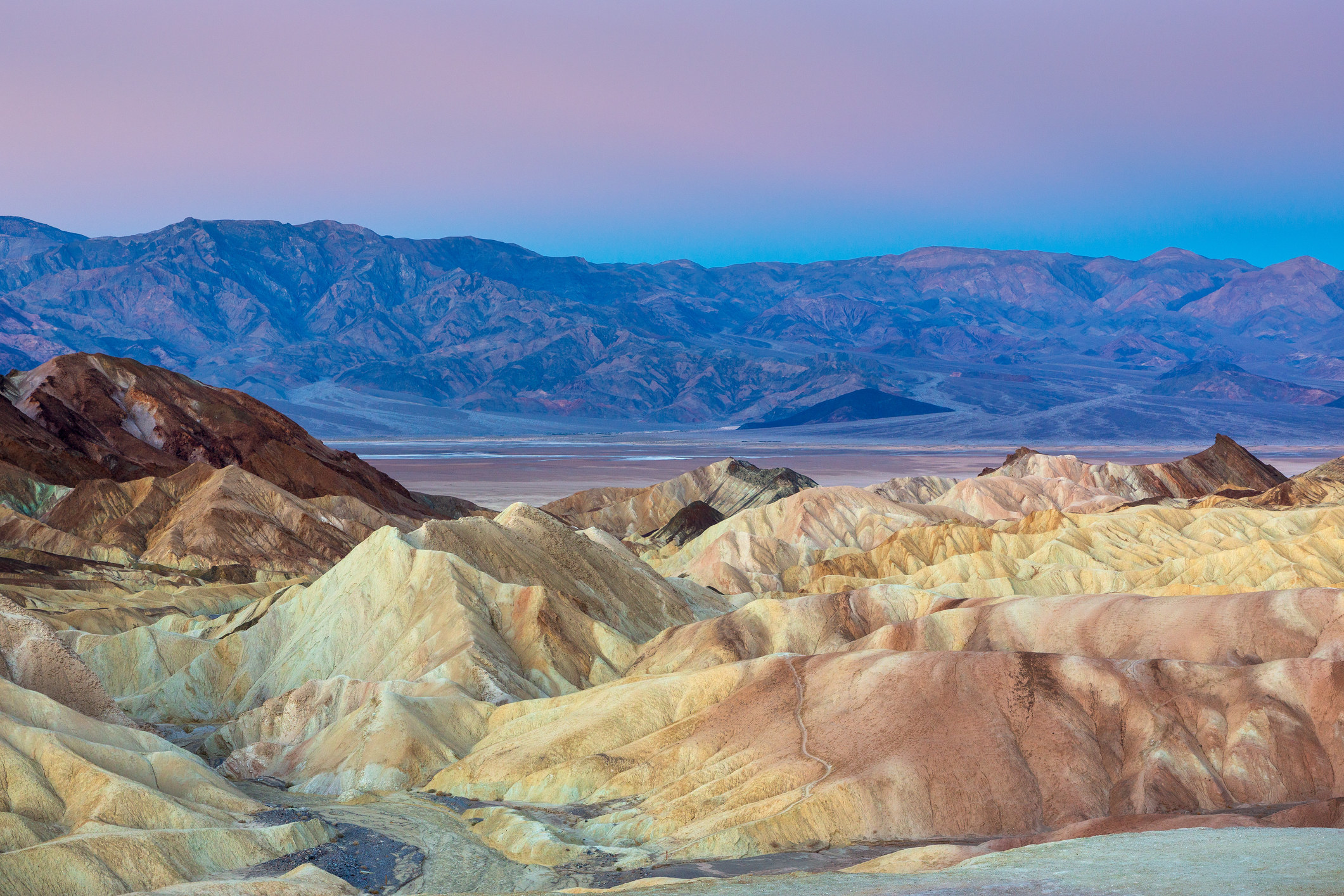 Zabriskie Point in Death Valley