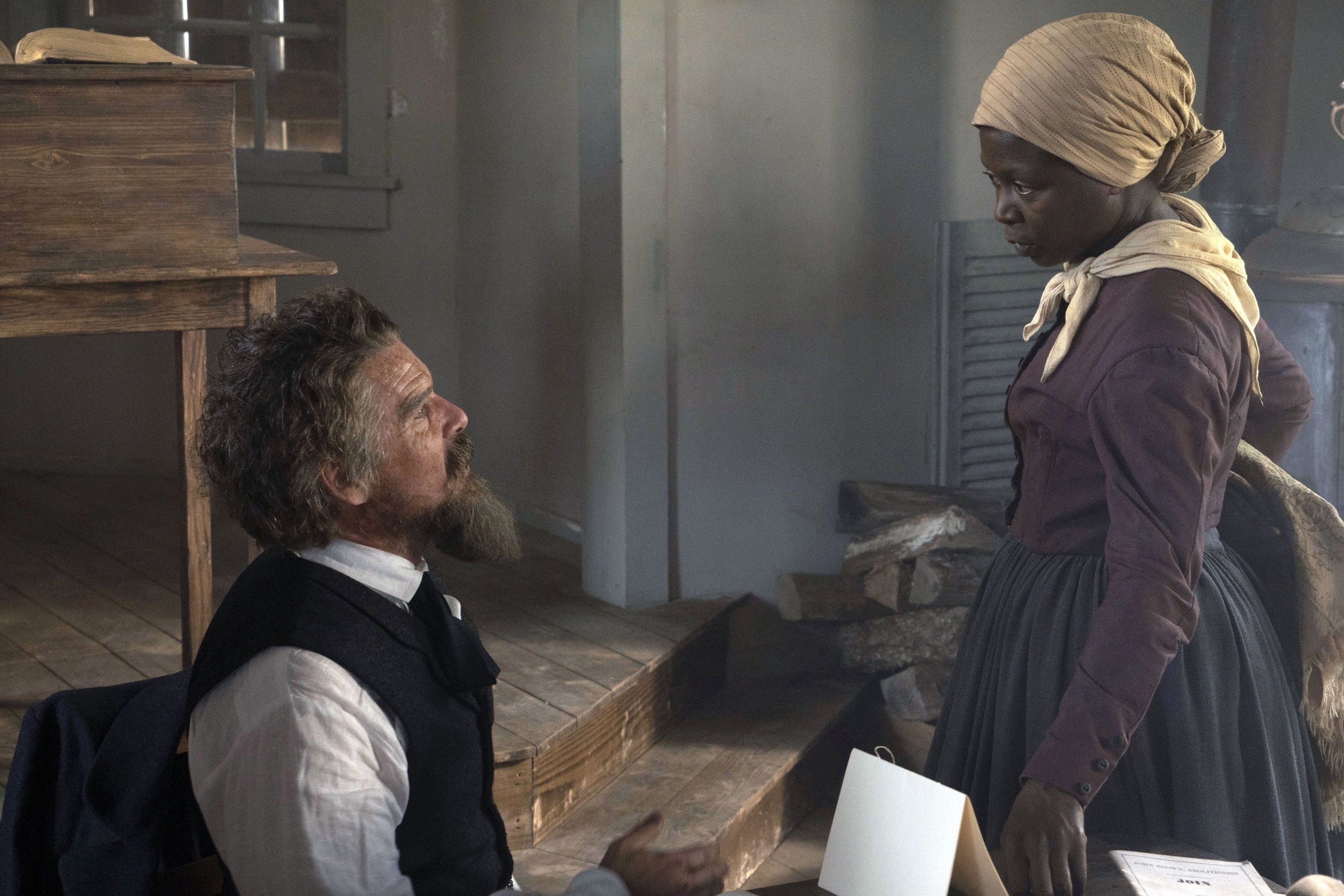 Ethan Hawke and Zainab Jah in "The Good Lord Bird"