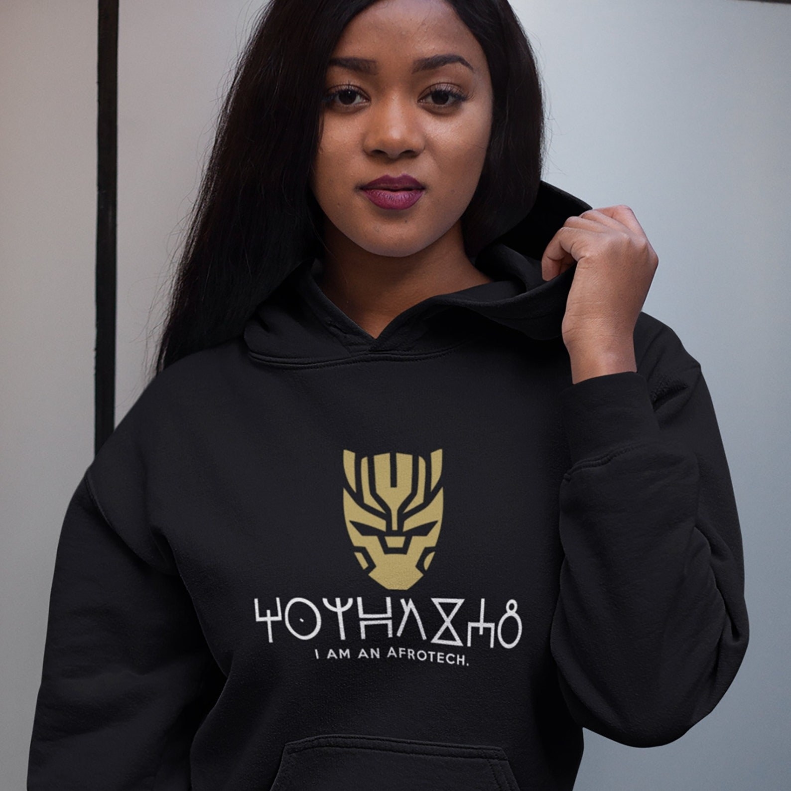 A Black Wakandan hoodie