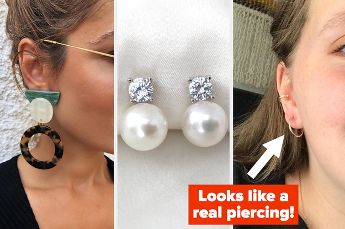 How to Turn Clip-On Earrings Into Pierced Earrings - Sometimes Homemade