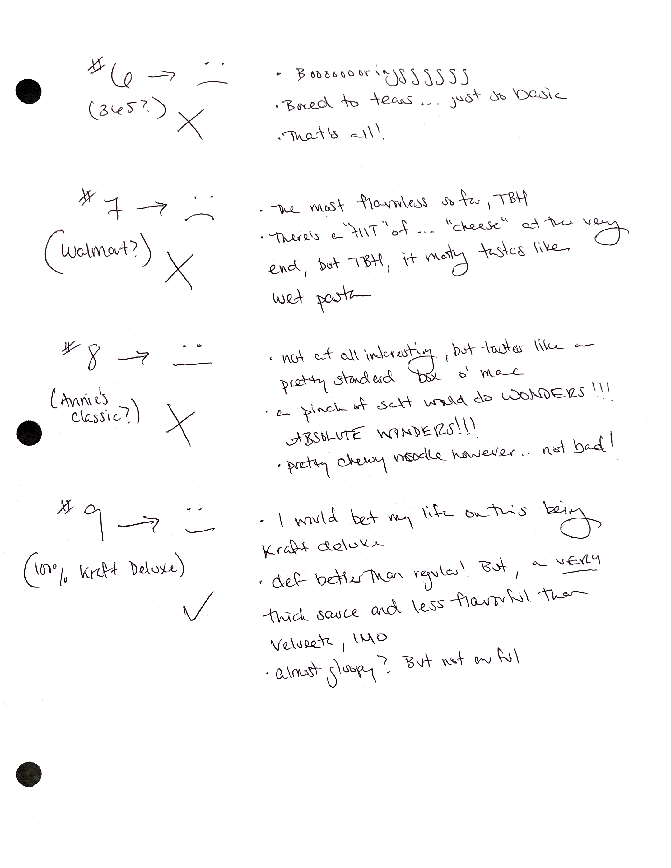 More of the author&#x27;s handwritten notes on a piece of paper