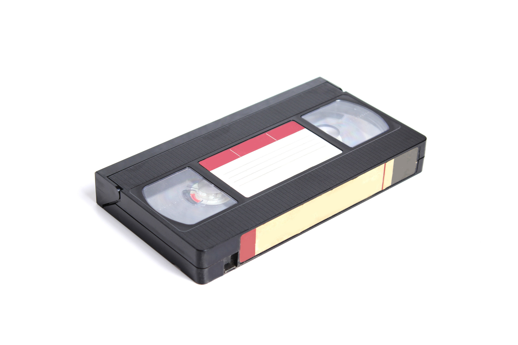stock image of a VHS tape