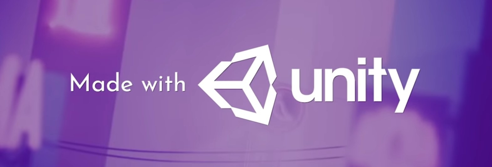 &quot;Made with unity,&quot; featuring the Unity logo