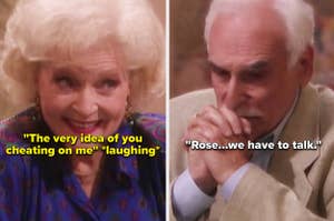 Rose and Miles from Golden Girls