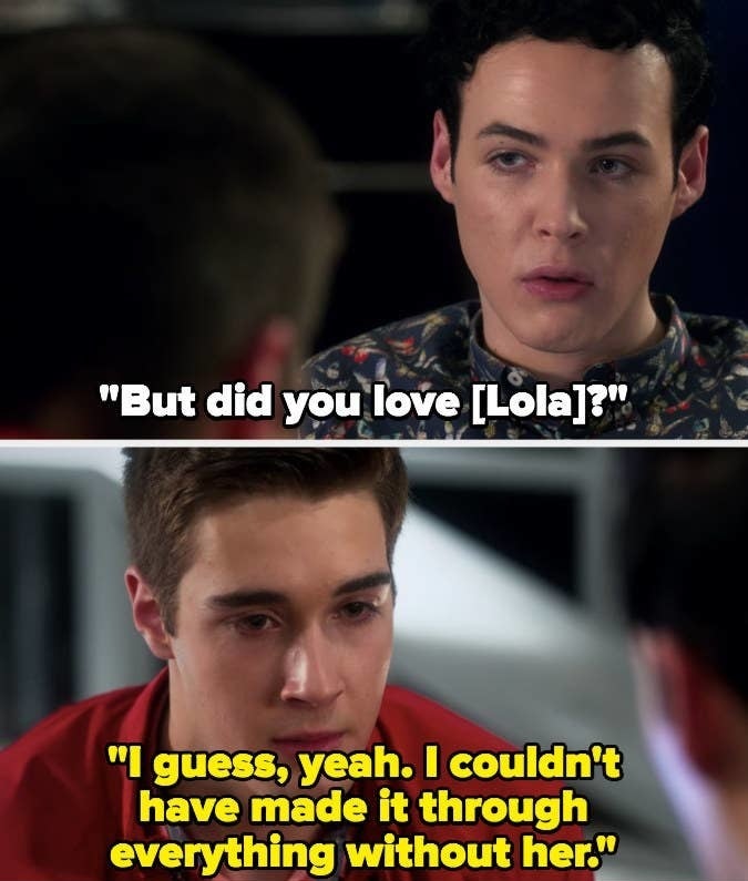 Miles admits to Tristan that he loved Lola