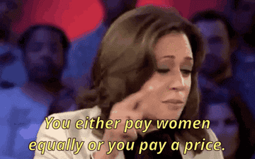 VP Kamala Harris says you either pay women equally or you pay a price