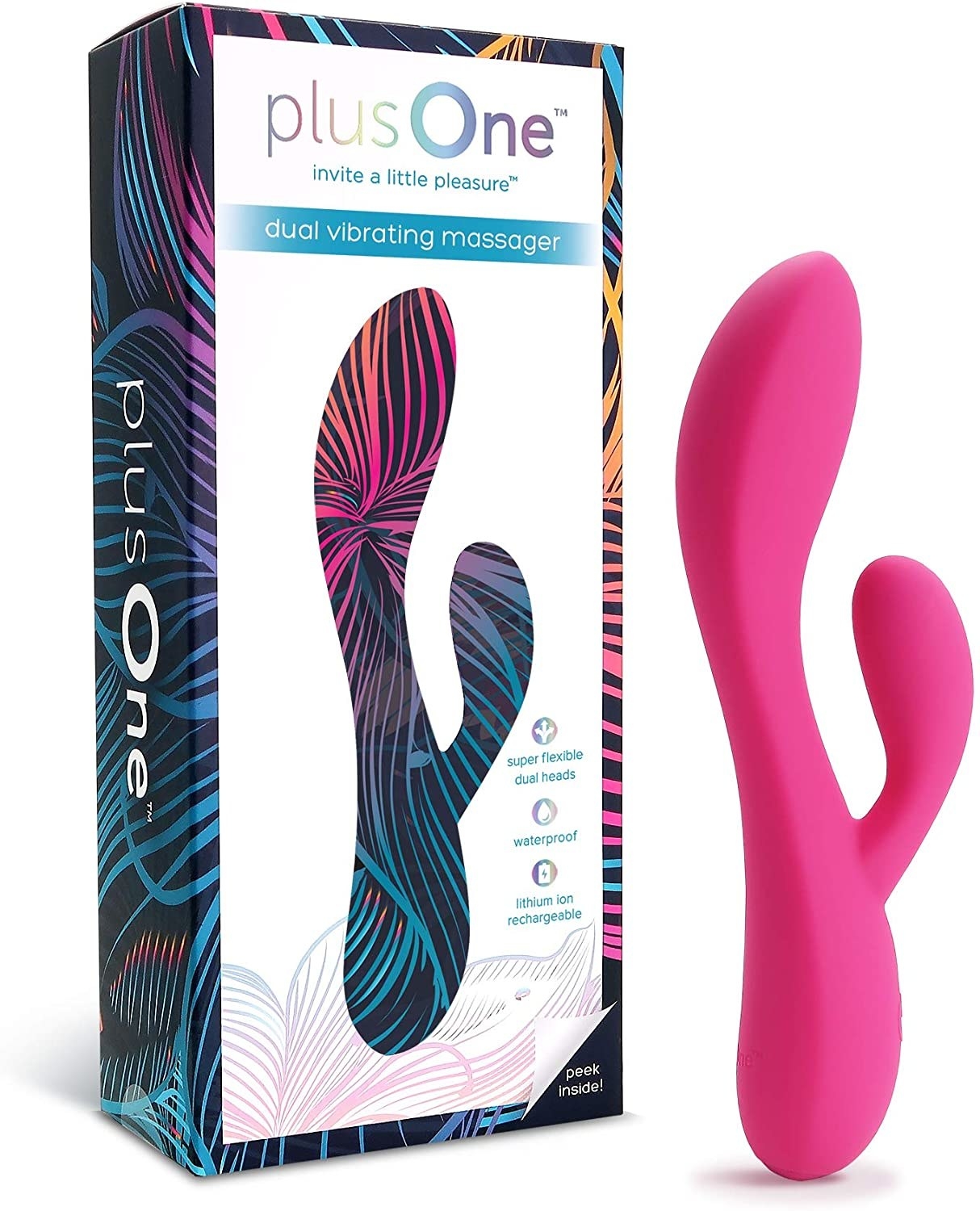 the pink vibrator and its box
