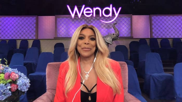 Wendy Williams being interviewed