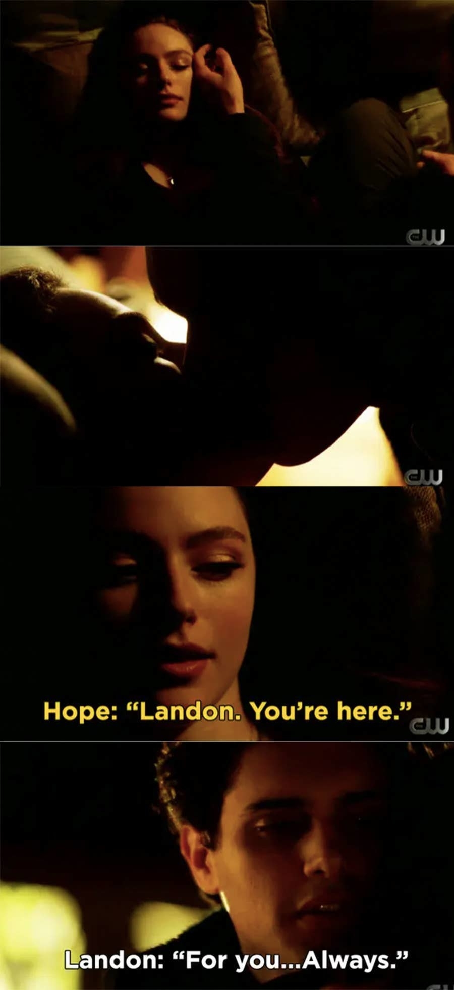 Landon kisses Hope and wakes her up from coma, &quot;Landon you&#x27;re here,&quot; &quot;For you, always&quot;
