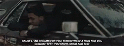 J. Cole hanging out the car window in the &quot;Power Trip&quot; music video