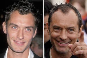 Jude Law in the 90s and Jude Law in 2021