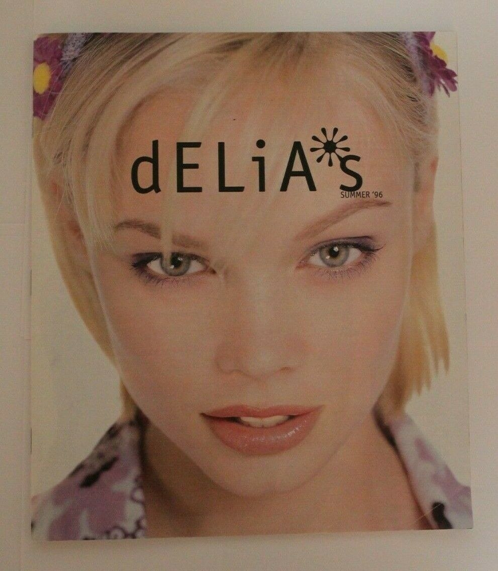 Catalog cover with a teenaged girl for Delia's