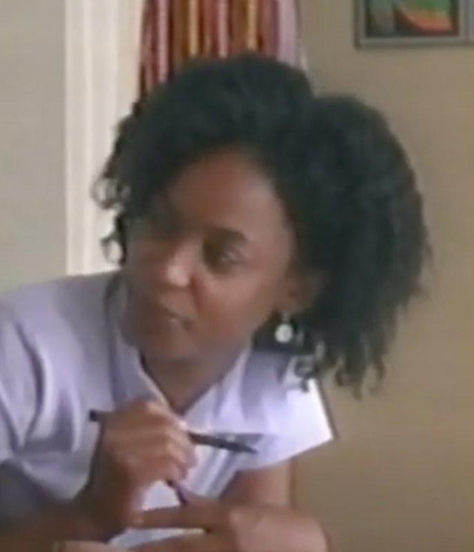 Aunjanue Ellis as Nikki hangs out with a friend in &quot;Girls Town&quot;