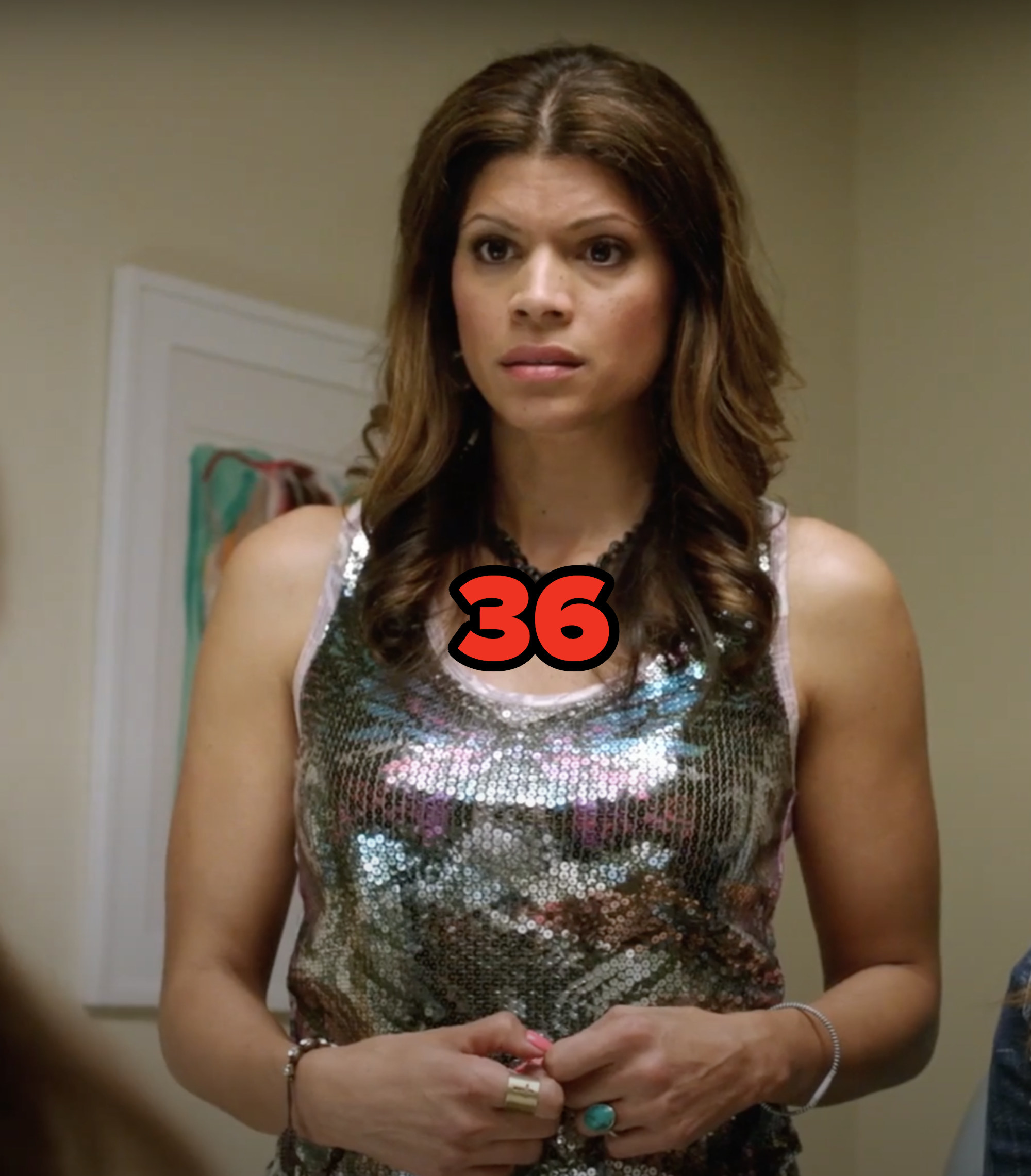 Andrea in a scene from the film
