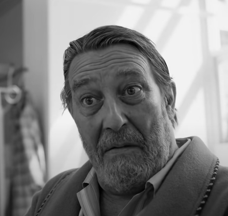 Ciarán Hinds as Pop talks to Buddy in the &quot;Belfast&quot; trailer