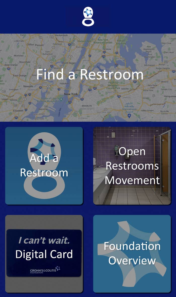 A screenshot of the app's homepage.