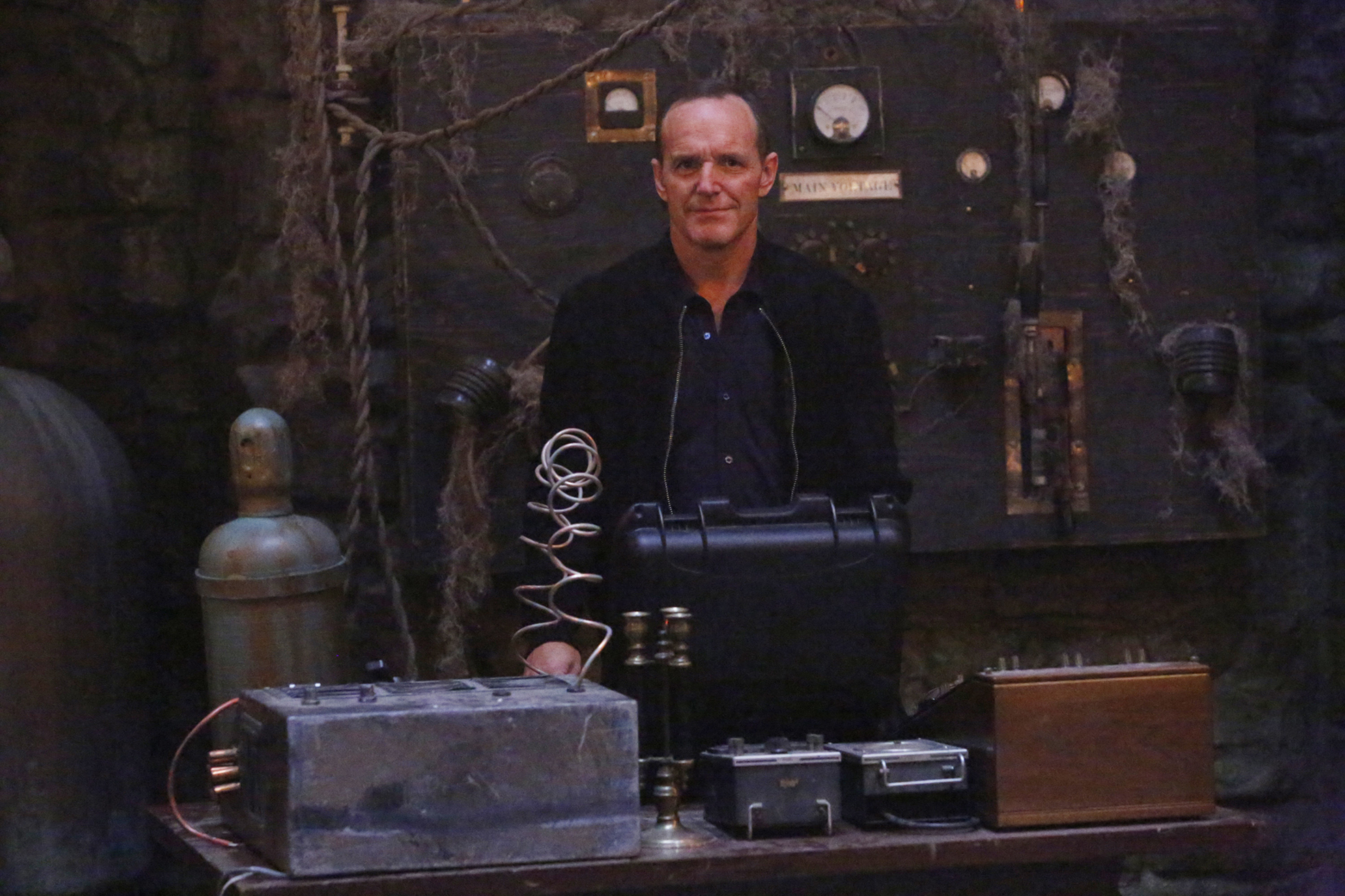 Coulson investigates the contents of a strange briefcase