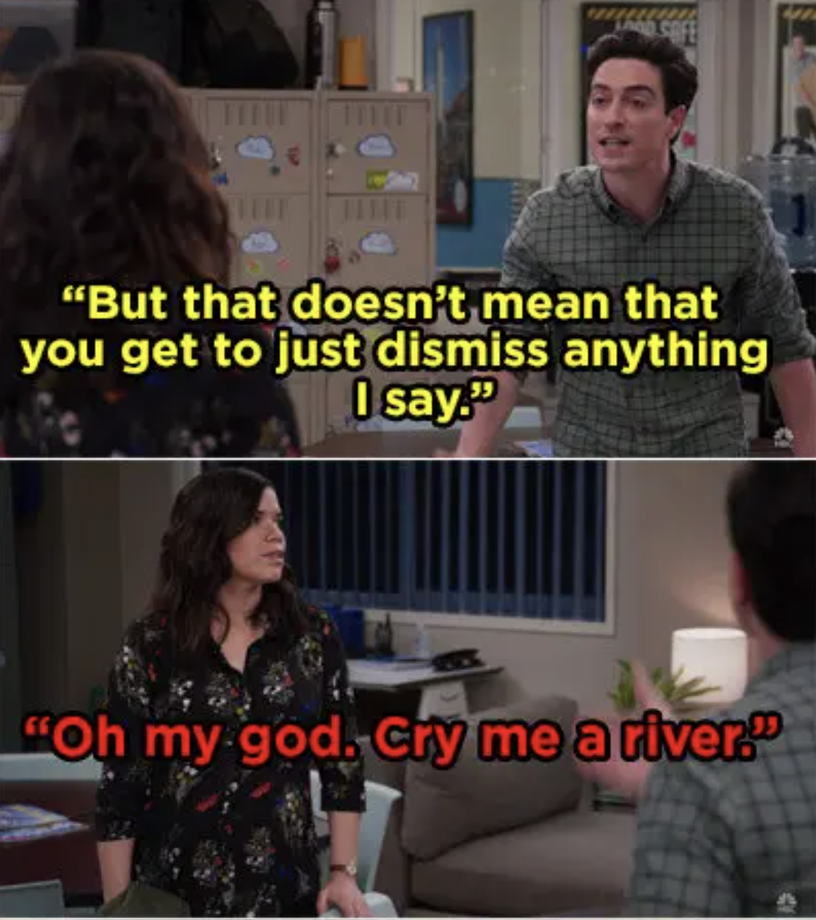 Jonah: &quot;That doesn&#x27;t mean you get to just dismiss anything I say,&quot; Amy: &quot;Oh my god, cry me a river&quot;