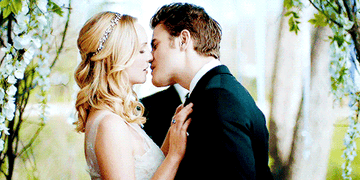Caroline and Stefan get married