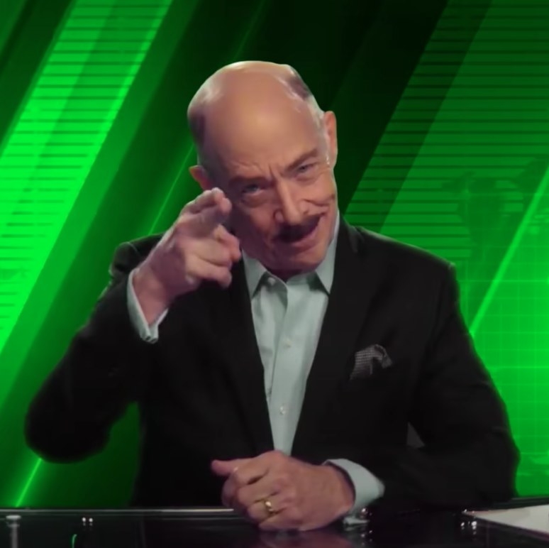 J.K. Simmons plays news host J. Jonah Jameson in &quot;Spider-Man: No Way Home&quot;
