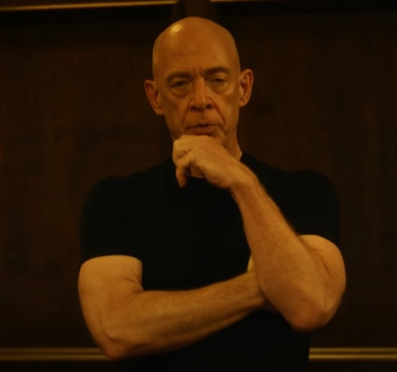 J.K. Simmons as Fletcher critiques Andrew&#x27;s drumming