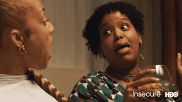 Natasha Rothwell as Kelli Prenny laughs with Amanda Seales as Tiffany DuBois in &quot;Insecure&quot;