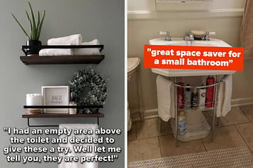 30+ Genius Ideas for Better Small Bathroom Storage • Craving Some Creativity