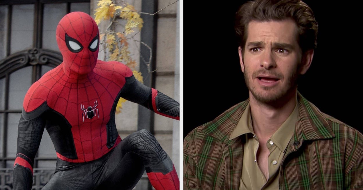 Tom Holland Nearly Spoiled "No Way Home" By Talking About A Stunt With Zendaya, And Andrew Garfield's Response Was Priceless