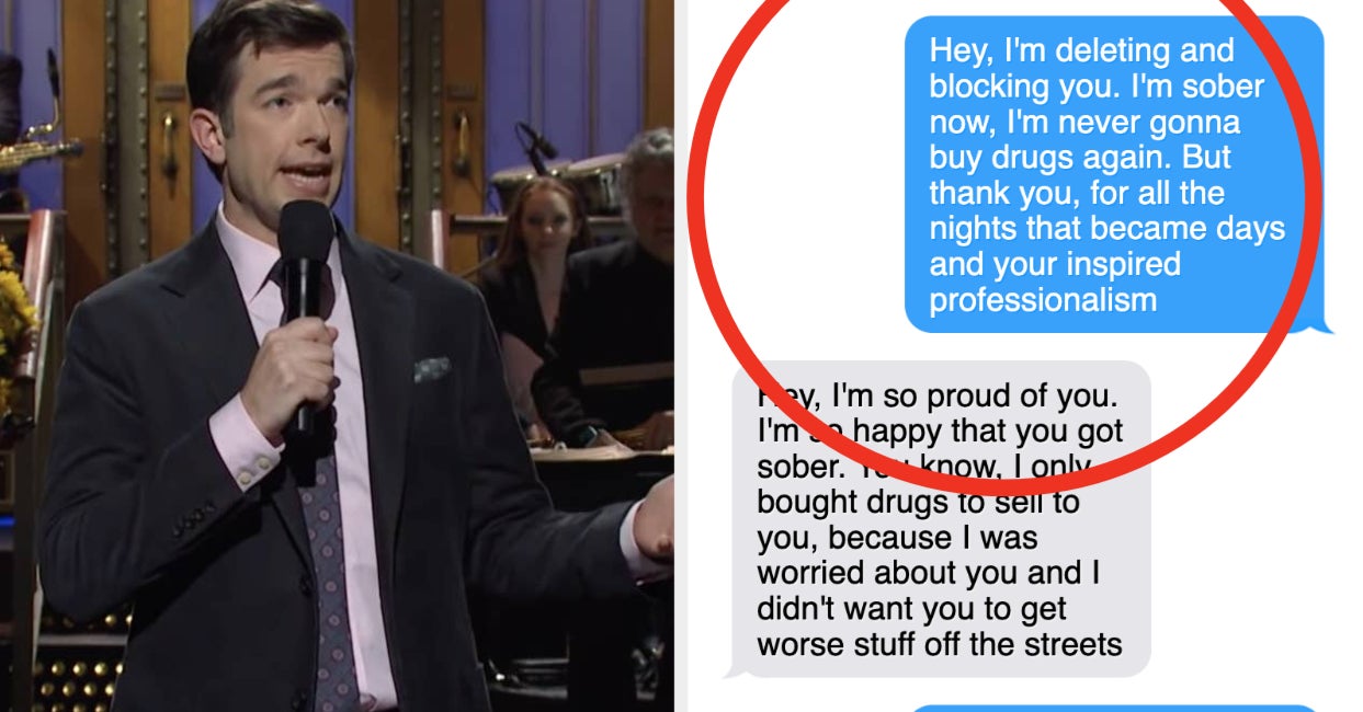 John Mulaney Talked About The Text Conversation He Had With His Drug Dealer After Getting Sober On "SNL," And I'm Actually LOLing