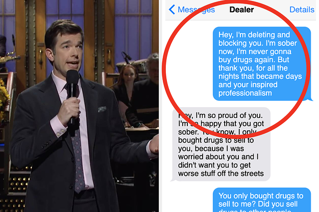 John Mulaney’s “SNL” Monologue Revealed The Text He Sent His Drug Dealer After Getting Sober, And He Managed To Make The Story Hilarious