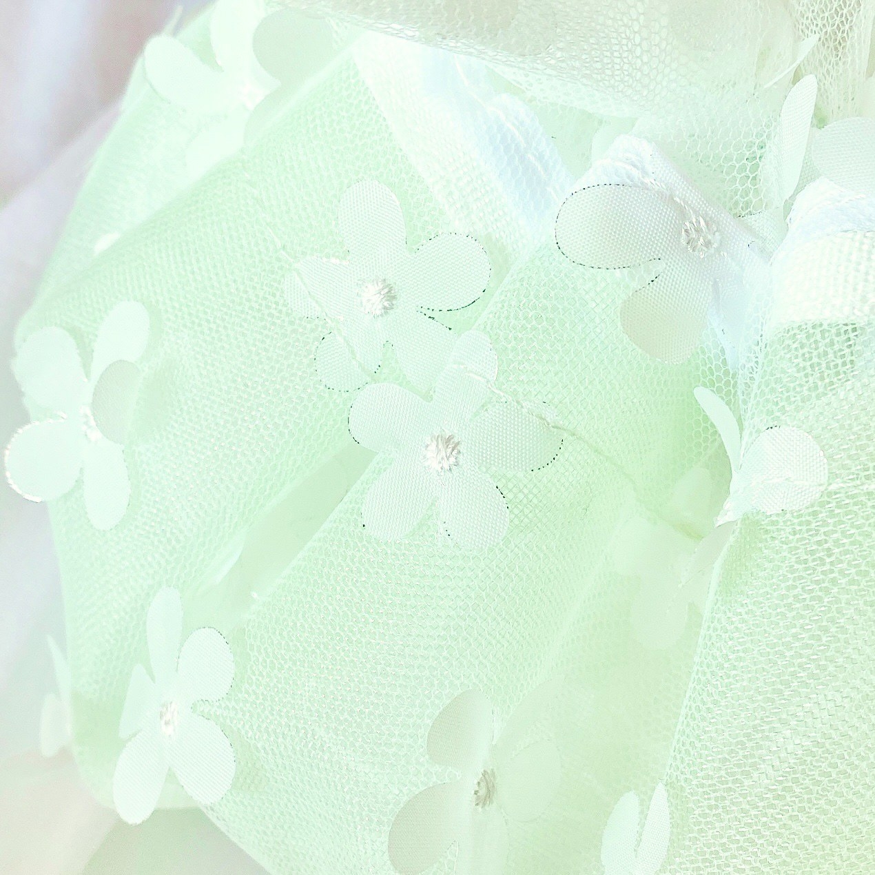 Francfranc(フランフラン)のおすすめのアイテム「チュール 巾着ポーチ ミント」